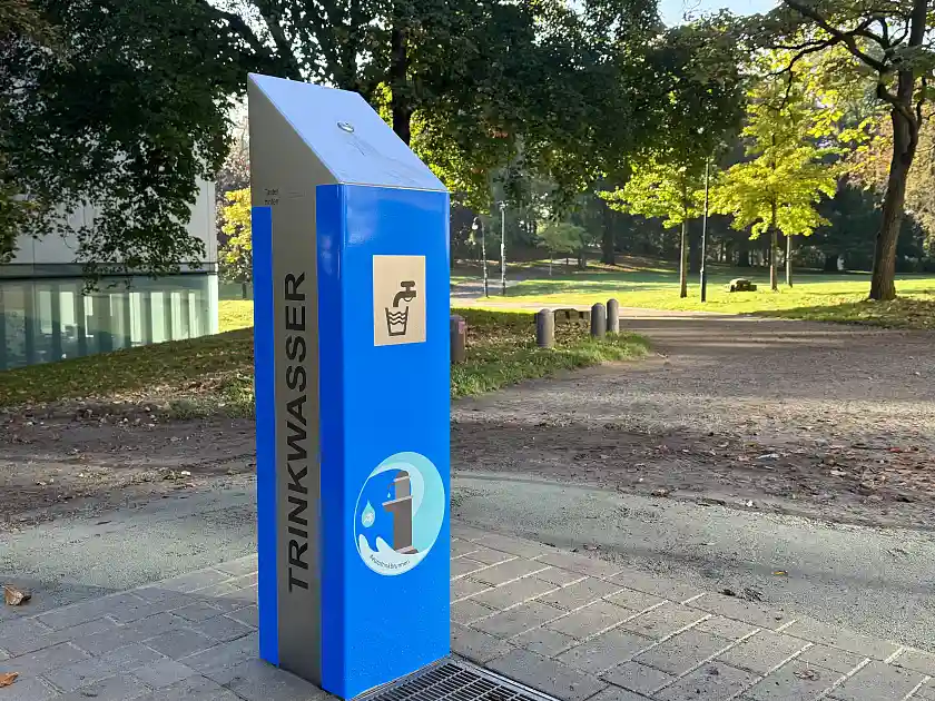 Drinking water fountain at Kunsthalle